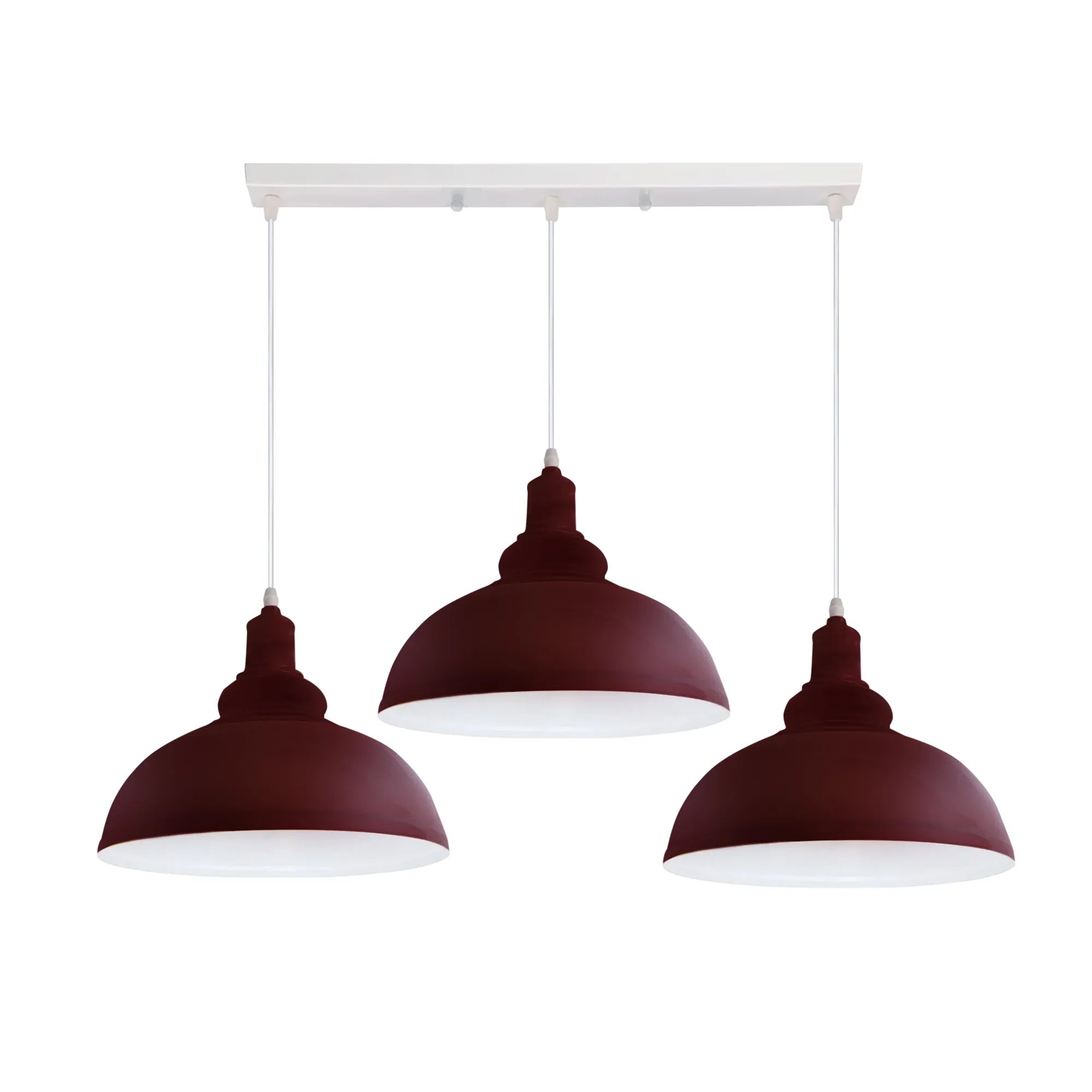 3 Way Vintage Ceiling Curvy Hanging E27 Pendant Light Fixture~4299