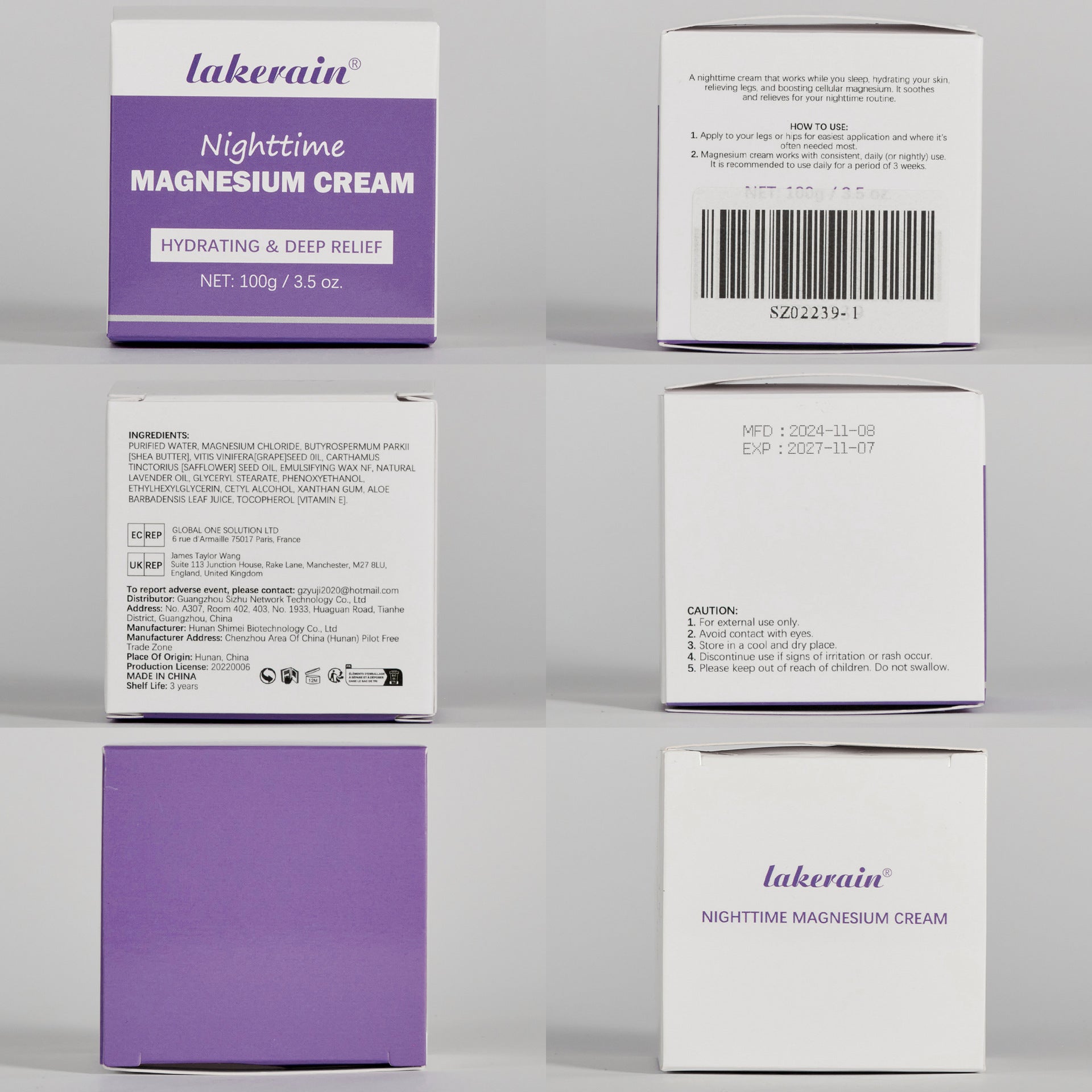 Sleep Magnesium Lotion Moisturizing Body Lotion