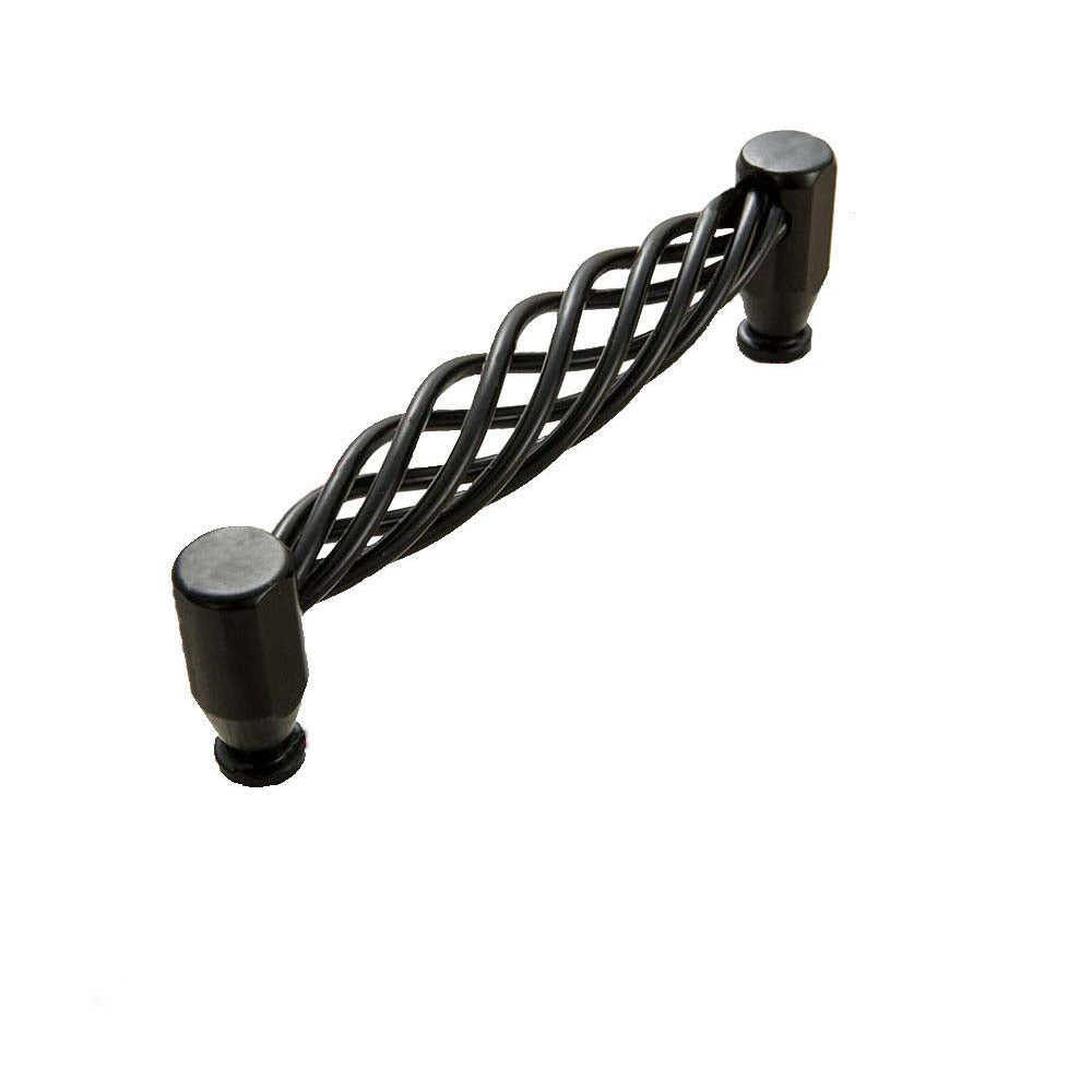 Matt Black 128mm Cabinet Door Handles Drawers & Cupboards ~2413