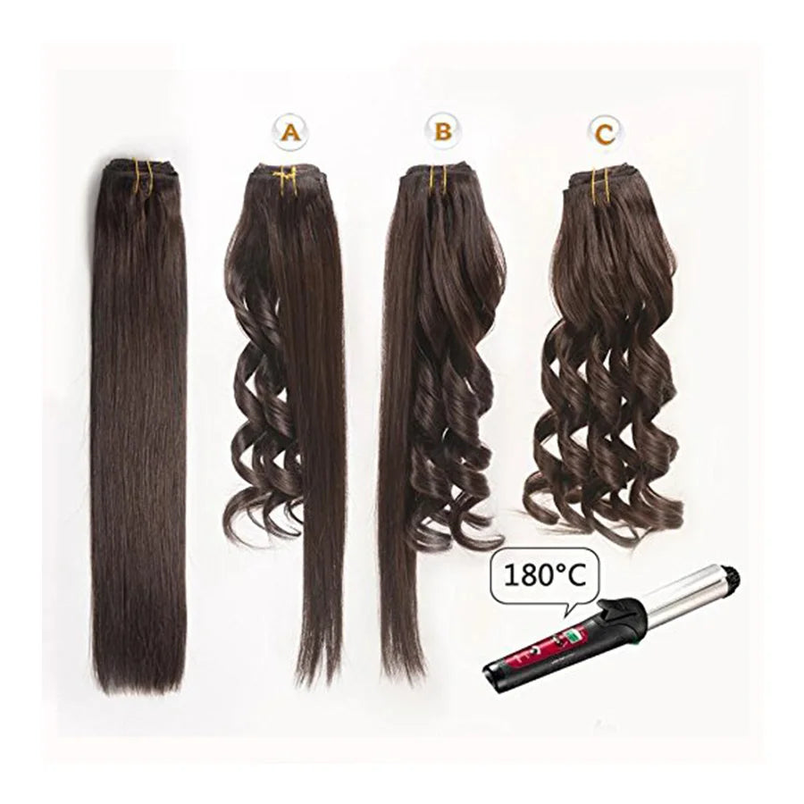 100% Human Hair Ponytail European Straight 120gram Wrap Around Clip In Pony Tail Machine Remy Hair 12-26 Inches For  Salon