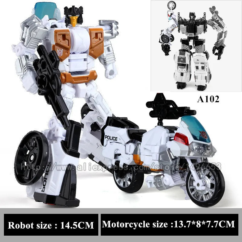 Haizhixing 5 IN 1 Transformation Robot Car Toys Anime Devastator Aircraft Tank Model KO Boys Truck Collection Kid Adult Gift