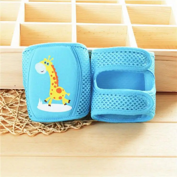 Baby Accessories Knee Pads Safety Girl Boy Kids Toddler Crawling Slip Protector Infant Gaiter Adjustable Kneecap Bunny Giraffe
