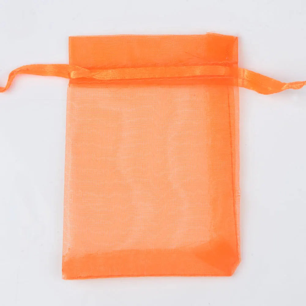 50pcs/lot 24 Colors Jewelry Bag Organza Gift Bags For Jewelry Packaging Bags Wedding Gift Storage Drawstring Pouches Wholesale