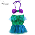 2022 Baby Summer Clothing Newborn Infant Baby Girls Baby Girls Chiffon Scales Set Costume Bikini Swimwear Swimsuit Outfits Dress