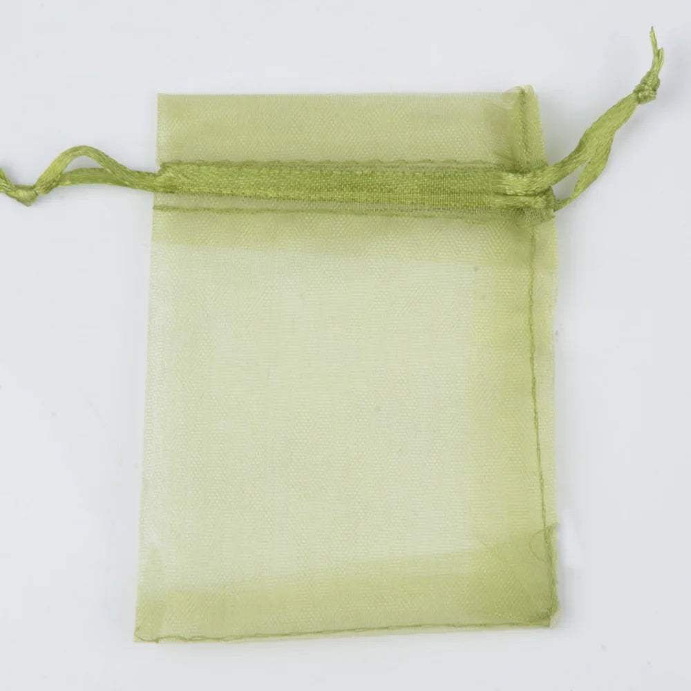 50pcs/lot 24 Colors Jewelry Bag Organza Gift Bags For Jewelry Packaging Bags Wedding Gift Storage Drawstring Pouches Wholesale
