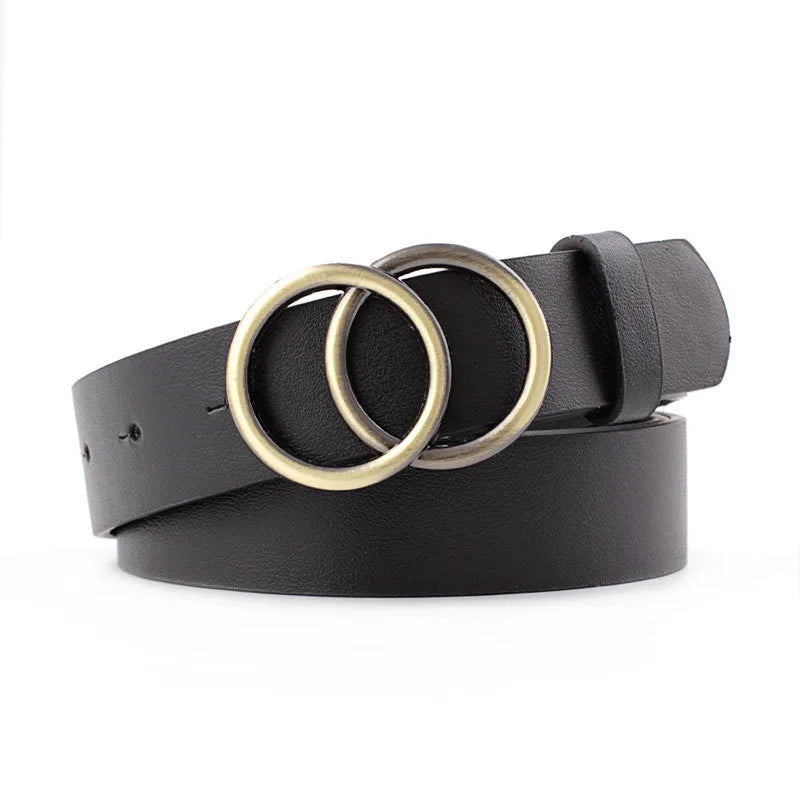 Black Leather Belt Women Metal Heart Buckle Waist Belt Vintage Western Carved Jeans Ladies Belts Shirts Waistband cinturon mujer