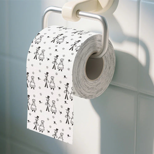 1 Roll Room Supplies Decor Tissue Wedding Birthday Gifts Toilet Paper Funny Birthday Rolls Roll Printed Funny Paper Towel