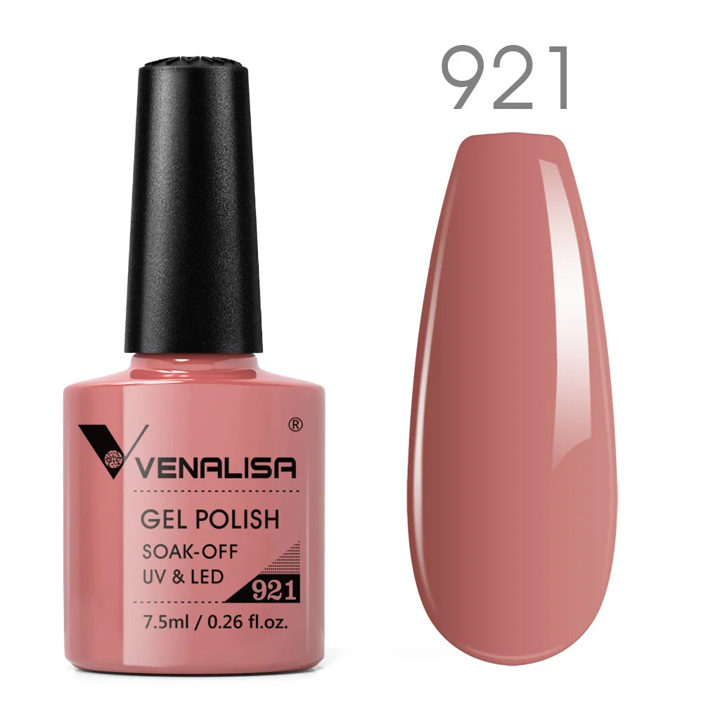 Venalisa New 7.5ml Neon Gel Nail Art Manicure Soak Off Camouflage Natural Nude Color Silicone Nail Gel Polish Lacquer Varnishes