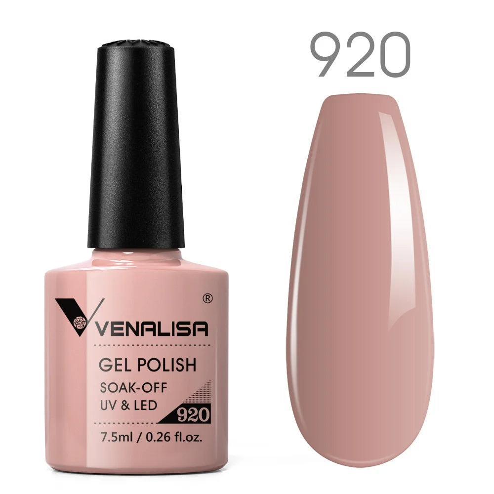 Venalisa New 7.5ml Neon Gel Nail Art Manicure Soak Off Camouflage Natural Nude Color Silicone Nail Gel Polish Lacquer Varnishes