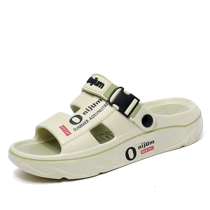 Summer Sandals for Men and Women, Dual-Use Beach Shoes, Soft-Soled Anti-Odor Slippers
