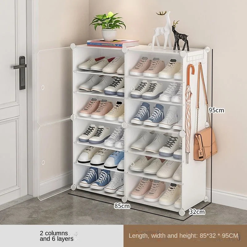 Modern Multilayer Assemble Shoerack Hallway Cabinets For Living Room Storage Save Space Corridor Shoe Rack Household Furniture