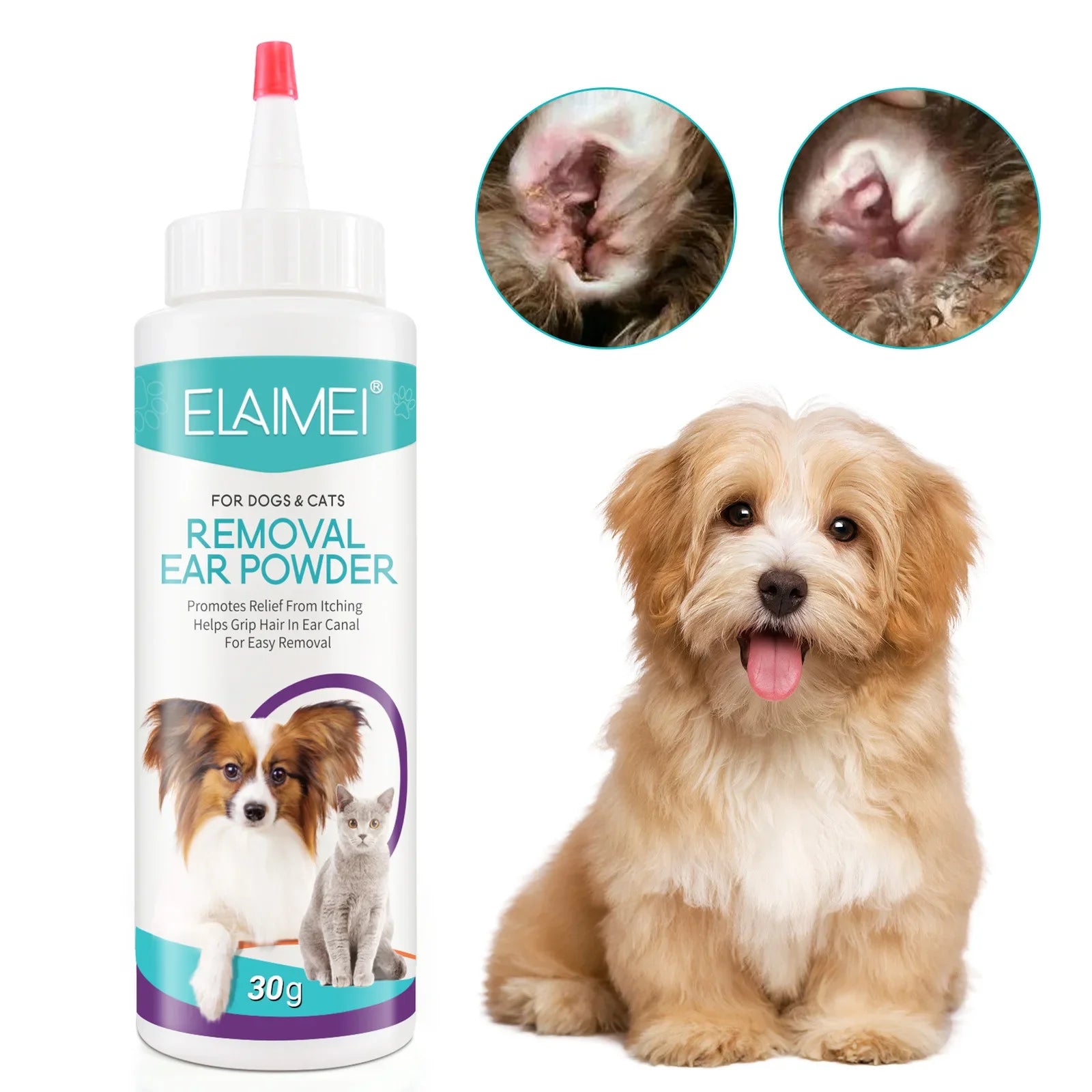 Pet Hair Remover Powder Deshedding Tool For Dogs Cats Effective Fur Clean Grooming Supplies Hot Sale Premium Quality Easy to Use