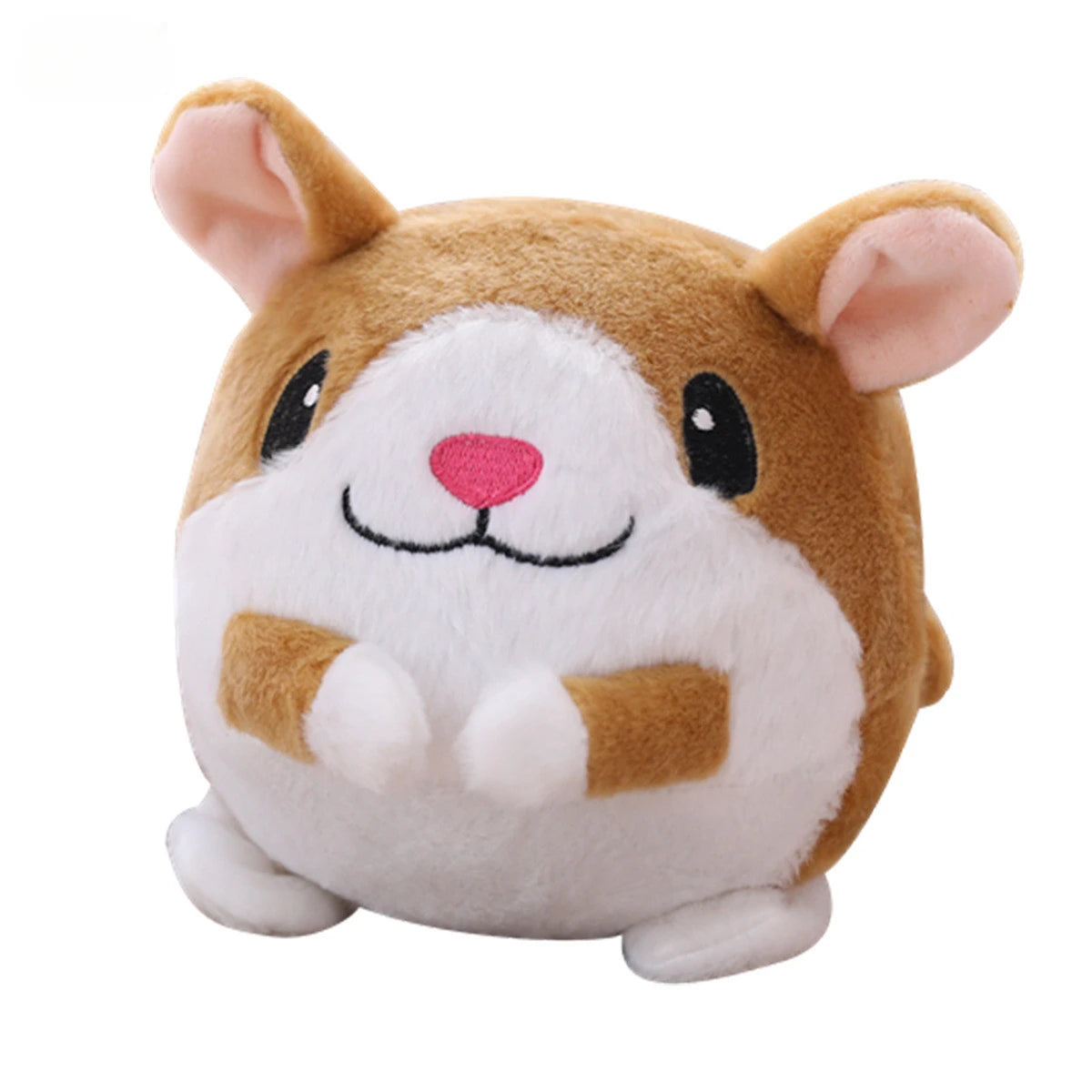Electronic Pet Dog Toy USB Plush Automatic Bouncing Toy Vibration Ball Bite Puppy Ball Pet Plush Sing Chewing Squeaker Dog Toy