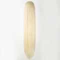 Fei-Show Black Wig 100CM/40 Inches Synthetic Heat Resistant Fiber Long Halloween Carnival Costume Cos-play Straight Hair