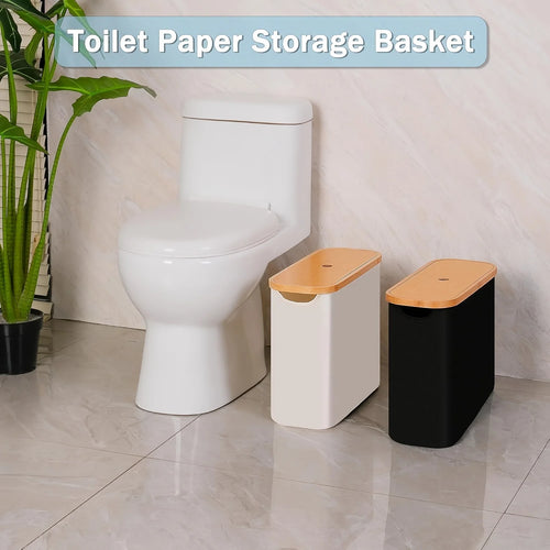 1 Roll Paper Storage Box, Large Capacity, Support Rod, Suitable For Toilet Paper Storage In The Bathroom