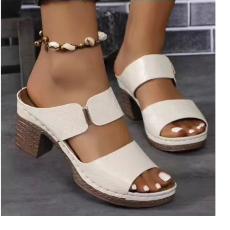 Summer Sandals Shoes Women Elegant Sandals Woman Slides Women Shoe Wedge Shoes Woman Breathable Footwear Female Slippers Woman