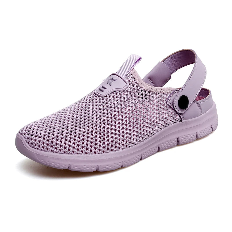 Summer Sandals for Women Breathable Beach Sandals Slippers Fashion Garden Clog Aqua Shoes Trekking Wading Shoes Plus Size 35-44