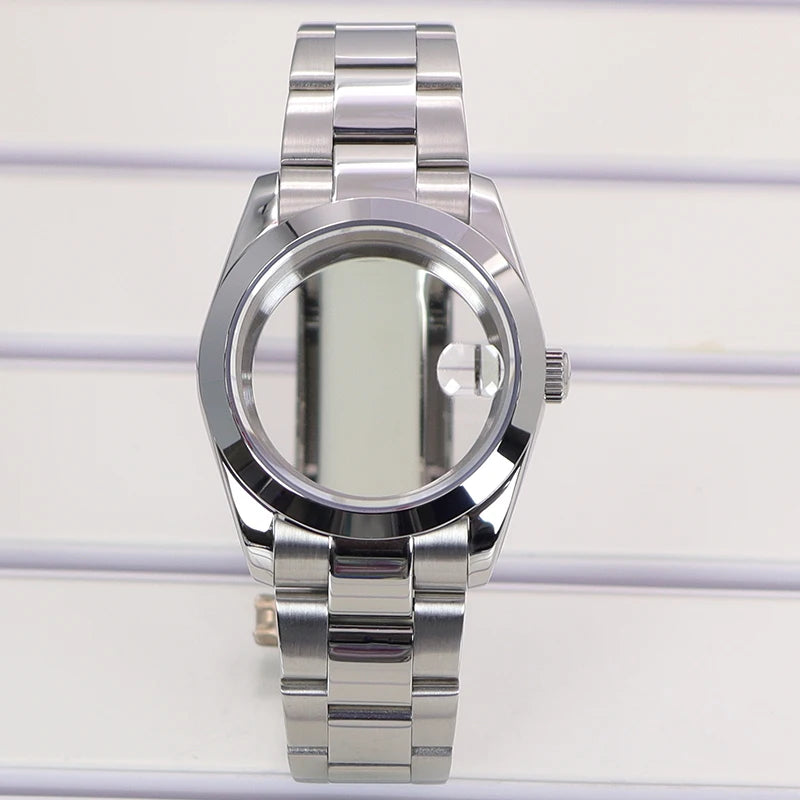 FENYA 36mm40mm Bevel Edge Watch Case 20mm Bracelet For Air King Seiko NH35 NH36 NH38/34 Miyota8215 Movement 28.5mm Dial Sapphire