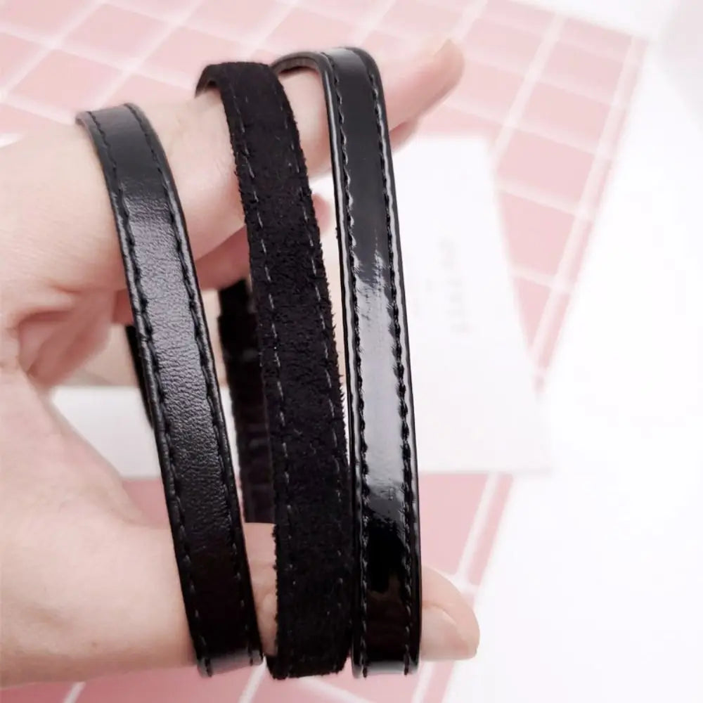 Fashion Convenient Anti-Loose Adjustable Detachable Leather Fixed Shoes Strap For Woman Shoelaces for High Heels
