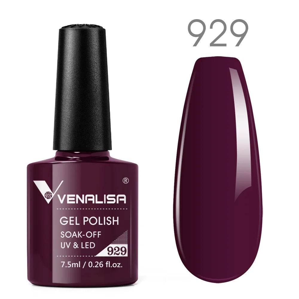 Venalisa New 7.5ml Neon Gel Nail Art Manicure Soak Off Camouflage Natural Nude Color Silicone Nail Gel Polish Lacquer Varnishes