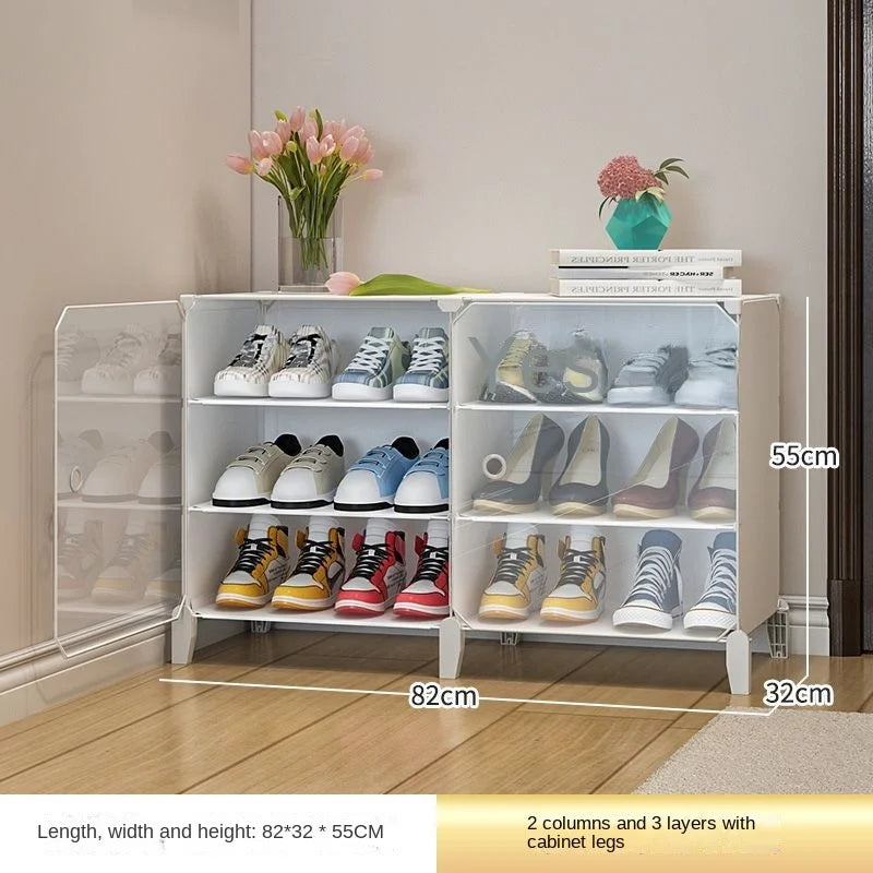 Modern Multilayer Assemble Shoerack Hallway Cabinets For Living Room Storage Save Space Corridor Shoe Rack Household Furniture