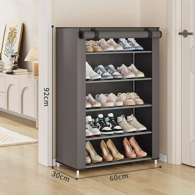 Multi-Layer Combination Shoe Rack Dustproof Storage Shoe Cabinet Shoe Rack Dormitory Foyer Storage Shoe Cabinet