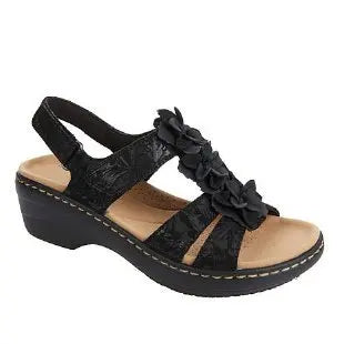 Summer Sandals Women 2022 New Flower Wedge Platform Orthopedics Shoes Retro Rome Casual Comfortable Peep Toe Sandalias De Mujer