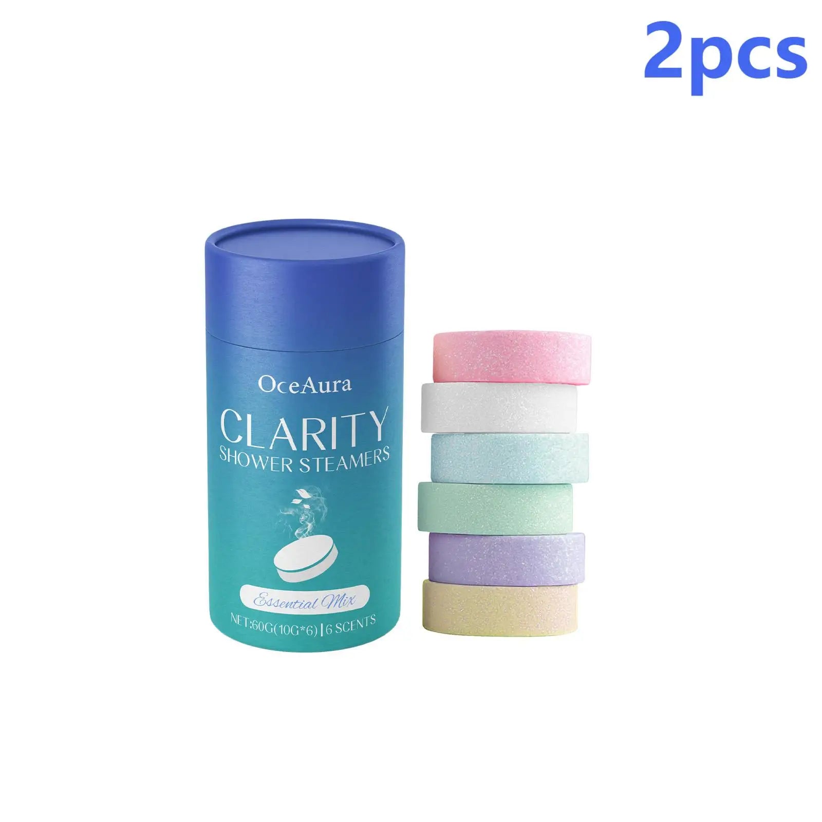 OceAura Shower Steamers Aromatherapy Long Lasting Lavender Rose Fragrance Relaxing Mind Body Soothing Shower Steamers Tablets