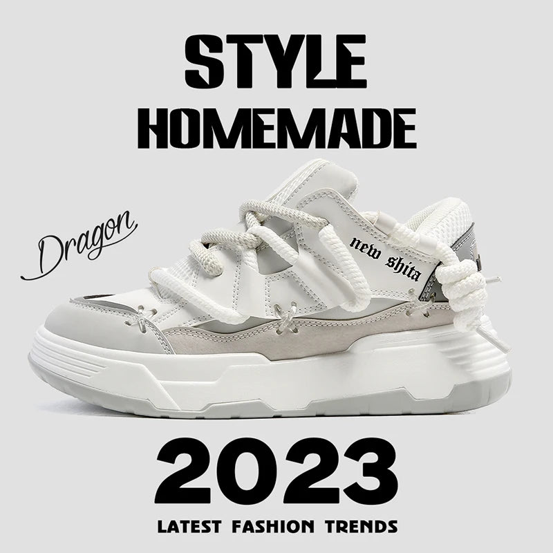 Women's Luxary Chunky Sneakers 2025 Mesh Breathable Shoes for Men Sports Running Casual Ladies Fitness Vulcanize Shoes