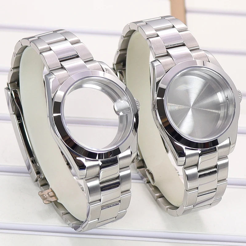 FENYA 36mm40mm Bevel Edge Watch Case 20mm Bracelet For Air King Seiko NH35 NH36 NH38/34 Miyota8215 Movement 28.5mm Dial Sapphire