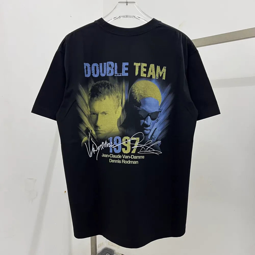 New 2pac Rapper Portrait T Shirt Men Women Top Version T-shirt Top Tees