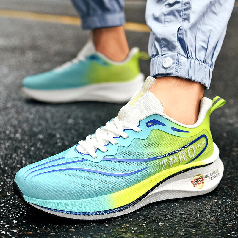Running Shoes Men High Quality Full Palm Carbon Plate Cushion Professional Training Shoes Lightweight Wear-Resistant Sneakers