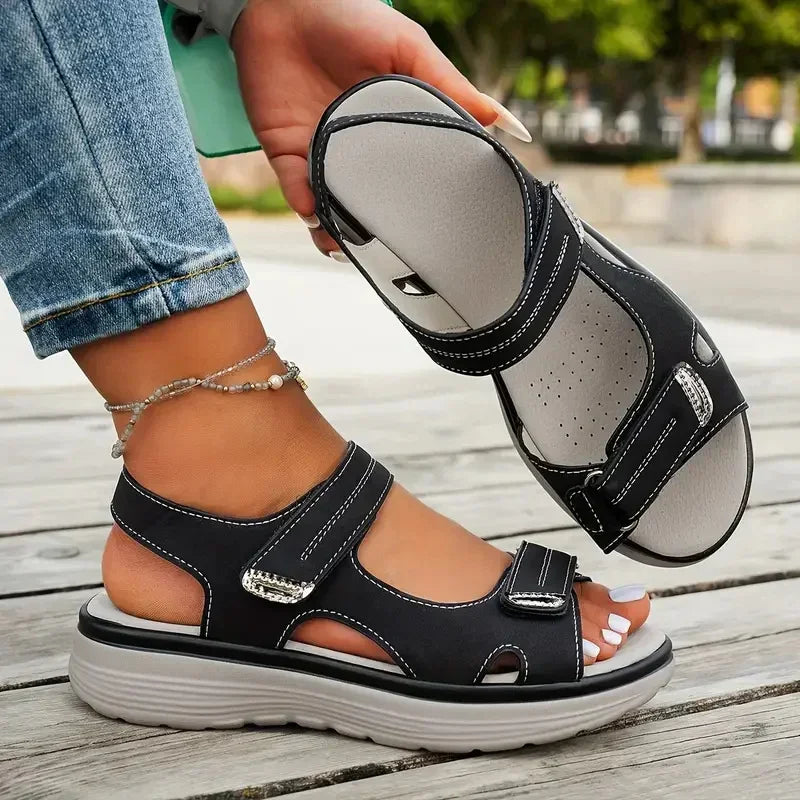Summer Sandals Fashion Durable Sandals Ladies2025 New Travel Women Shoes Outdoor Beach Slippers Lightweight Platform Sandals
