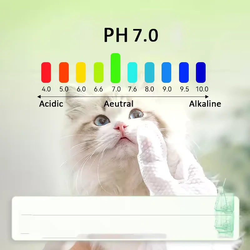 Pet wash free cleaning gloves cat and dog bathing deodorization dry cleaning wet wipes for puppies and kittens 6 pieces