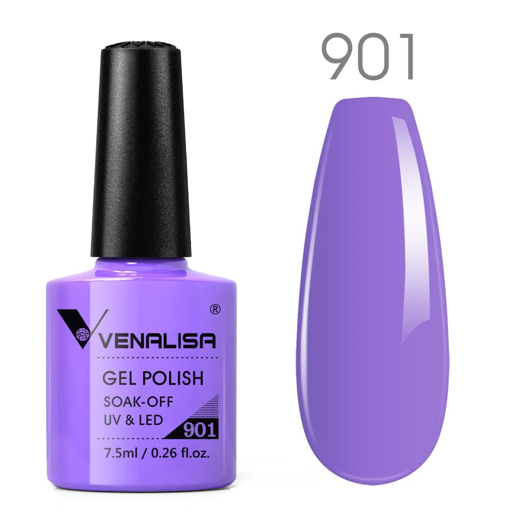 Venalisa New 7.5ml Neon Gel Nail Art Manicure Soak Off Camouflage Natural Nude Color Silicone Nail Gel Polish Lacquer Varnishes