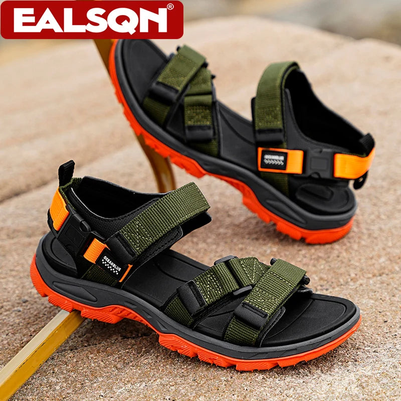 Summer Men Sandals Fashion Leisure Beach Holiday Sandals for Mens Lightweight Shoes New Outdoor Comfortable Casual Sandals