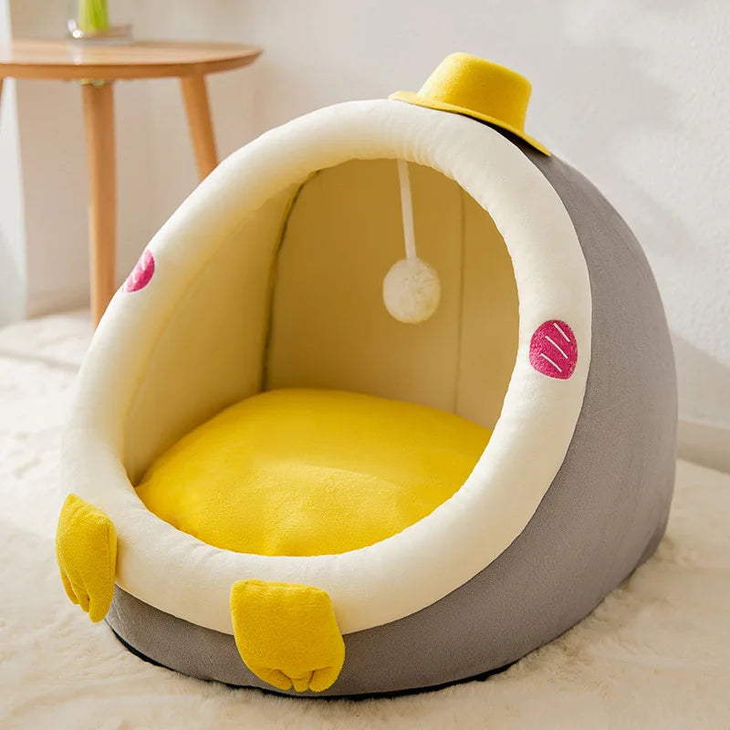 Foldable Pet House, Puppy Kennel Mat for Dogs, Animals, Cat, Kitten Nest, Small Dogs Basket, Teddy, Chihuahua Cave, Bed,