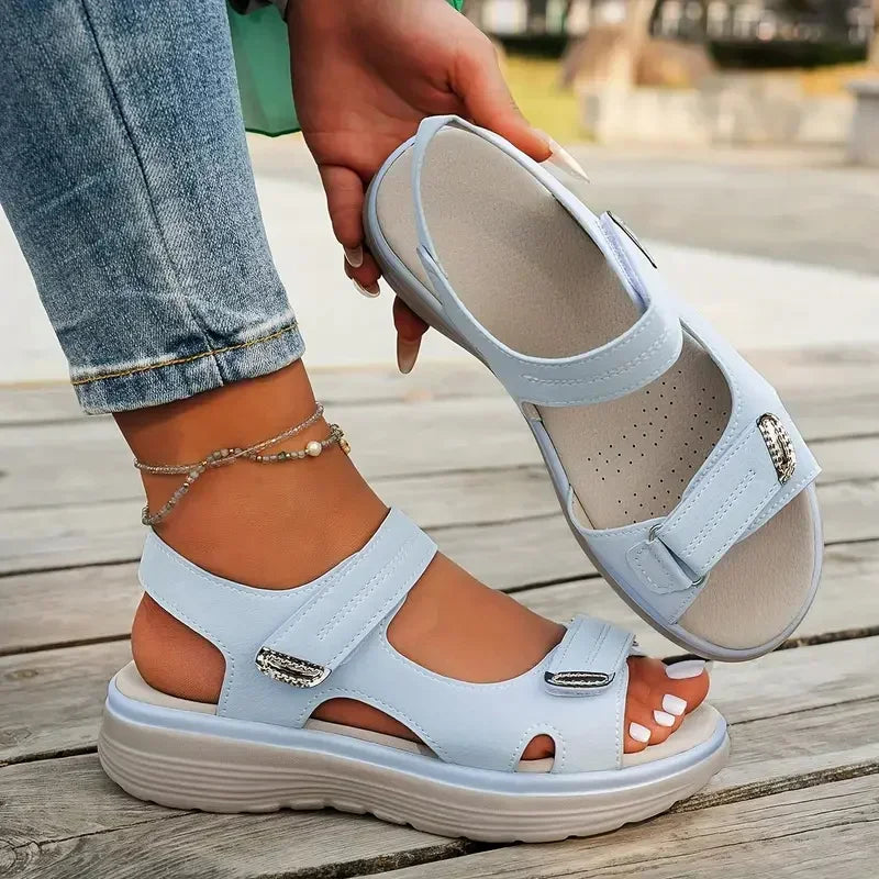 Summer Sandals Fashion Durable Sandals Ladies2025 New Travel Women Shoes Outdoor Beach Slippers Lightweight Platform Sandals