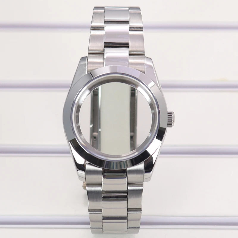FENYA 36mm40mm Bevel Edge Watch Case 20mm Bracelet For Air King Seiko NH35 NH36 NH38/34 Miyota8215 Movement 28.5mm Dial Sapphire