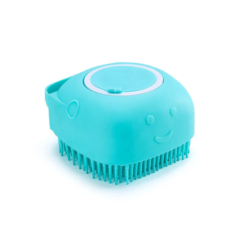 Bath Massage Brush Pet Massage Brush Bathroom for Dogs and Cats Shower Grooming Tool