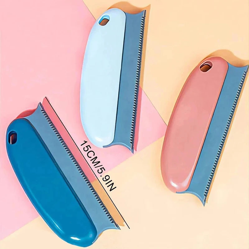 Effective Pet Hair Remover Brush Gently Shaves Wool Fur Clean Pet Hair Detailer Home Supplies for Carpet Clothes Sofa Furniture