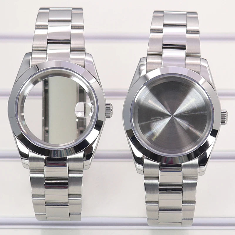 FENYA 36mm40mm Bevel Edge Watch Case 20mm Bracelet For Air King Seiko NH35 NH36 NH38/34 Miyota8215 Movement 28.5mm Dial Sapphire