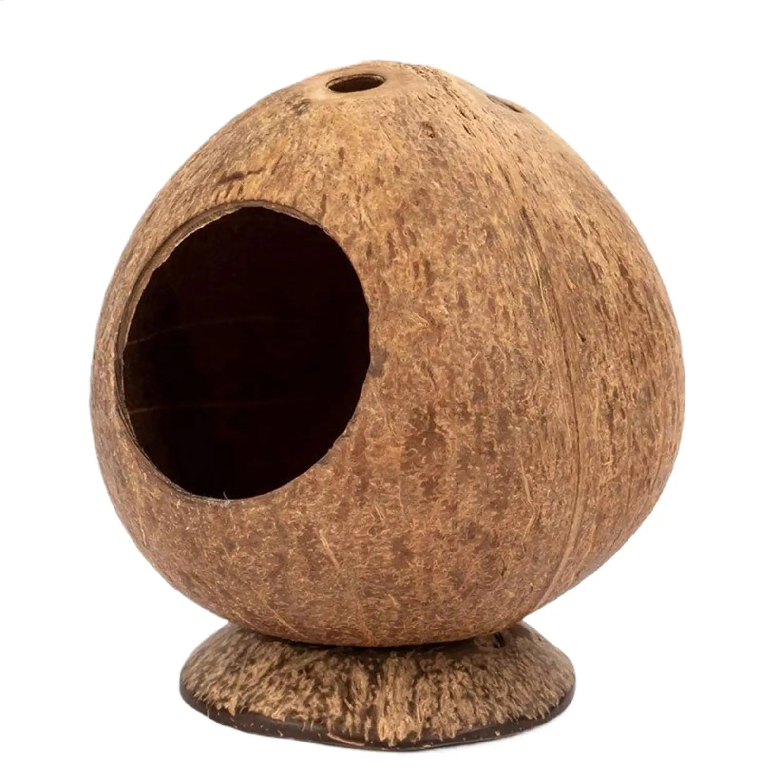 Hamster House Small Pet Nest Shelter Warm Chewing Teeth Coconut Shell Hamster Nest Pet House for Golden Bear Dutch Rat Squirrel
