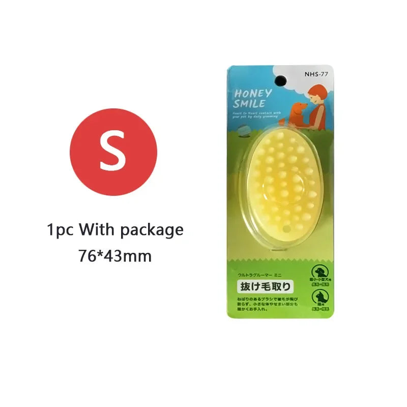 Pet Washer Dog Cat Massage Brush Comb Cleaner Puppy Wash Tools Soft Gentle Silicone Bristles Quickly Cleaing Brush Tools