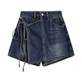 High Waist A-Line Denim Shorts Women's Summer New Style Half-length Skirt Sexy Girls Casual Comfortable Korean Version Short ...
