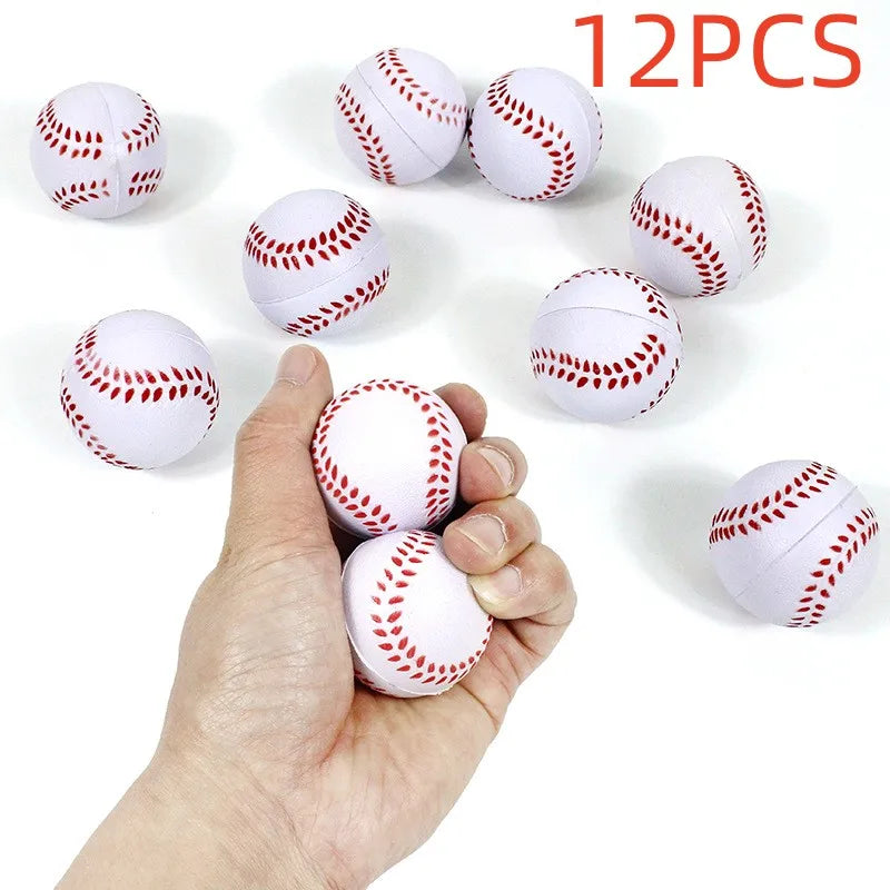 12PCS mini Sponge soft body Balls toys Adult decompression toys  Kid Outdoor  Toys Pet toys Children's early education toys