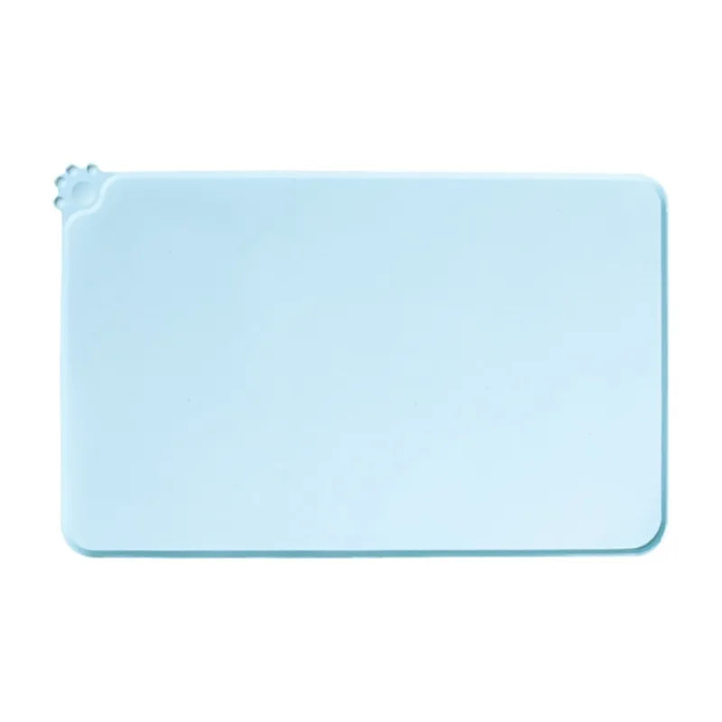 Pet Feeding Mat - Silicone Dog  Waterproof Non-Slip Spill Proof Pet Placemat Practical Home Solution for Dogs and  Cats