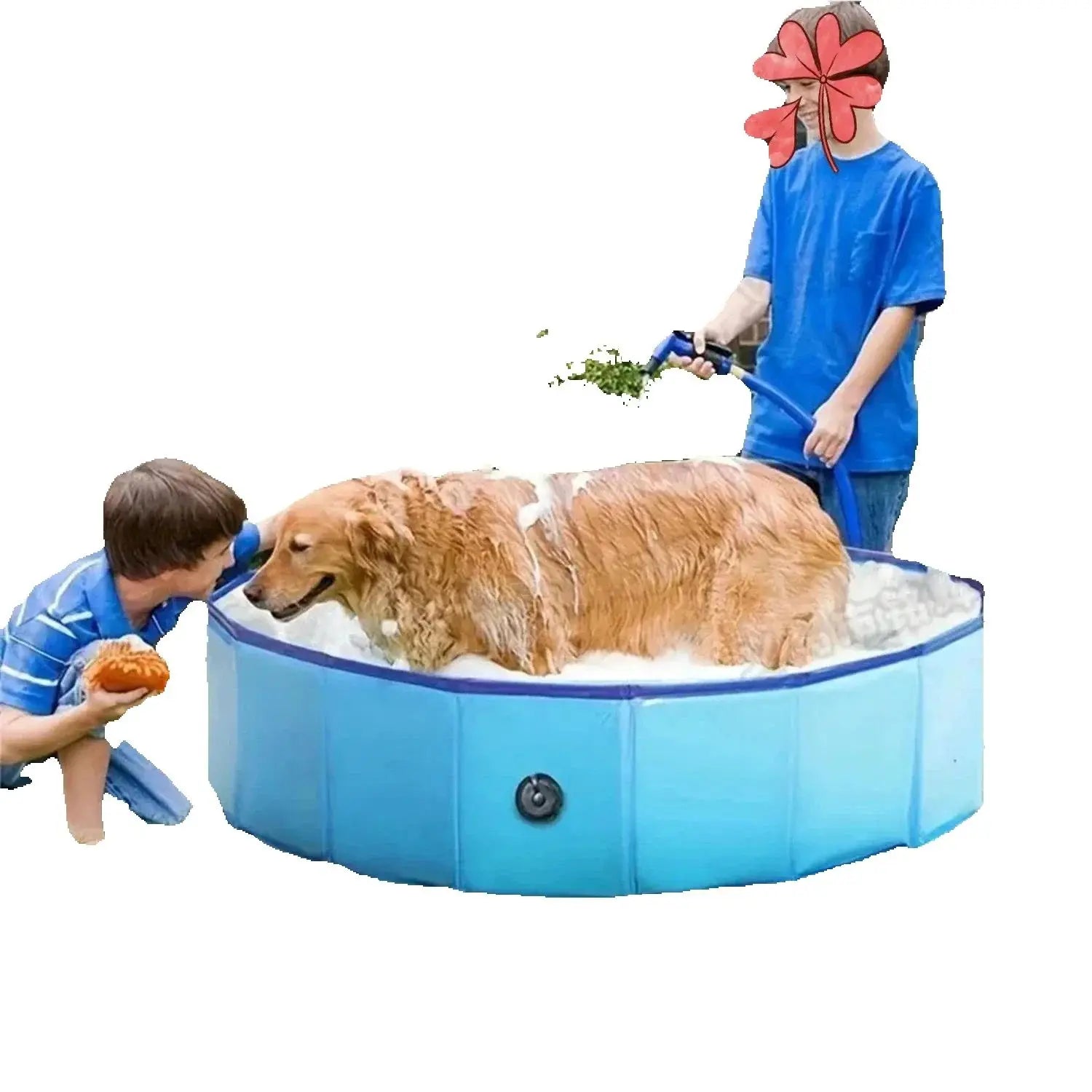 Pet Swimming Pool Bath Supplies Foldable Large Dog Bath Pet Pool Golden Retriever  Cat Bath Baby Bath  Dog Swimming Pool Outdoor