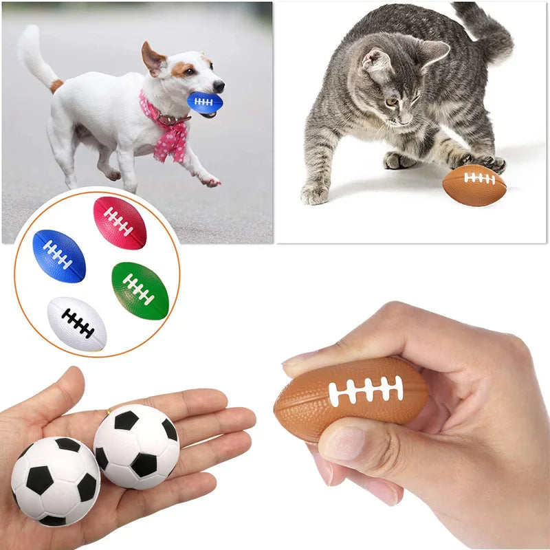 12PCS mini Sponge soft body Balls toys Adult decompression toys  Kid Outdoor  Toys Pet toys Children's early education toys