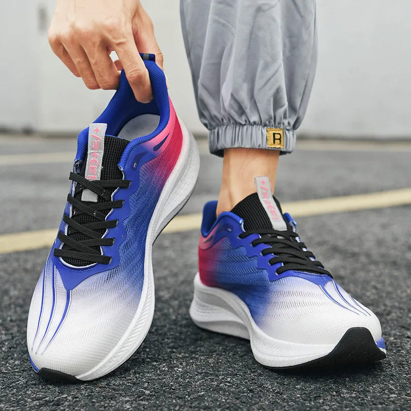Running Shoes Men High Quality Full Palm Carbon Plate Cushion Professional Training Shoes Lightweight Wear-Resistant Sneakers